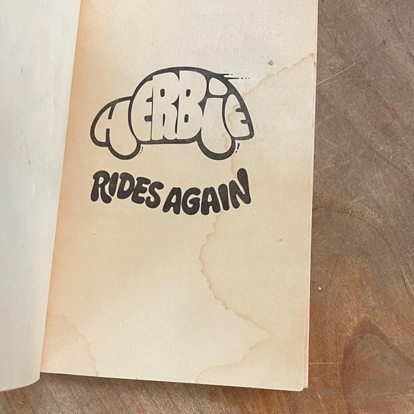 'Herbie Rides Again' 1st printing Sept. 1974 Walt Disney studios softcover Book - Picture 3 of 16